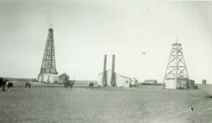 Oil exploration at the 6666 Ranch